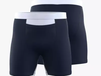 Fashion Design Underwear for Men Cotton Mens Boxer Briefs 3D model