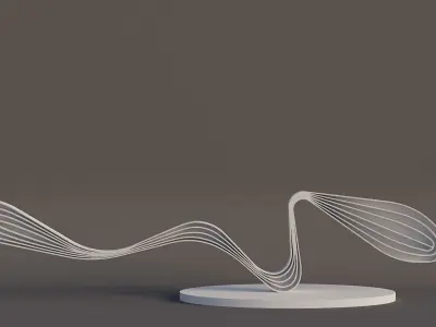 High Quality SketchUp 3D Model Landscape Sculpture Design 3D model