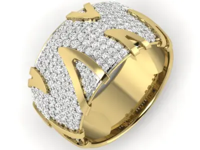rings collection 3D print model 3D print model