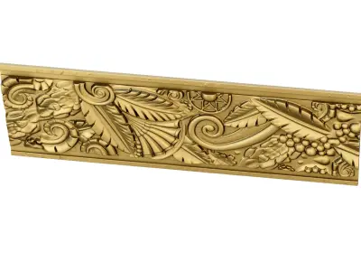 classic decor ornament 08 3D model