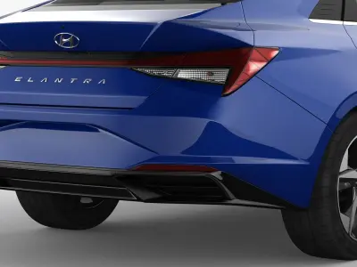 Hyundai Elantra 2021 3D model