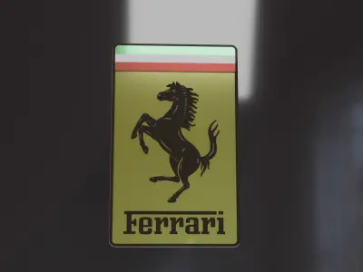 Ferrari Cars Logo 3D model