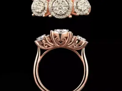 Solitare Ring 3D model