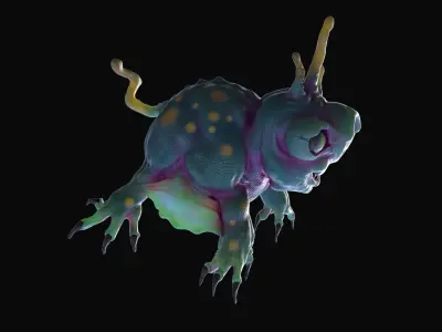 Aquatic Alien Free 3D model