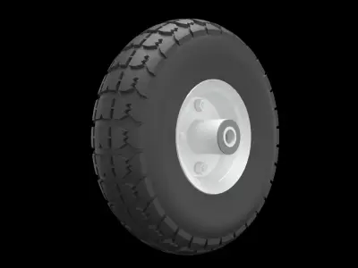Wheel tire 3D model