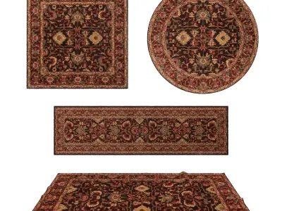 Rugs No 455 Low-poly 3D model