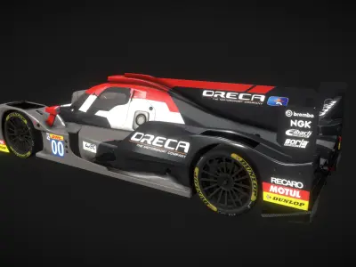 Oreca 07 LMP2 3D model