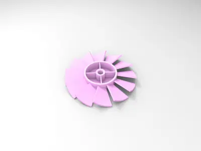 Fan impeller 3D print model
