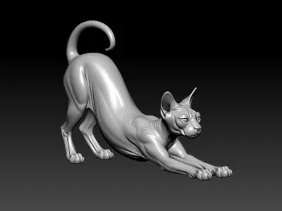 CAT sphynx model - Cat urban vibes - 3D print 3D print model