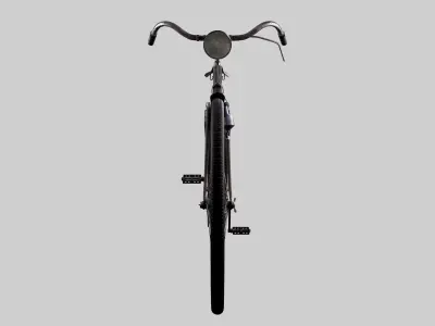 Vintage Rusty Bike 3D model