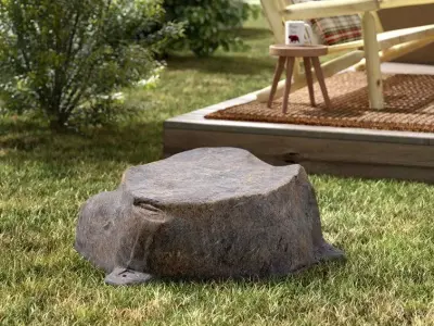 Ruggiero Abstract - Geometric Garden Stone Free 3D model