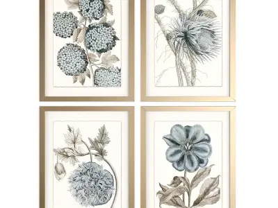 Pictures1116 Low-poly 3D model