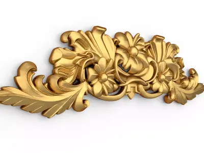 carved classic decorative ornament cnc 3d printing stl 27  3D print model