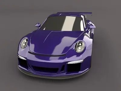 Porsche 911 gt3 rs 2015 restyled 3D model