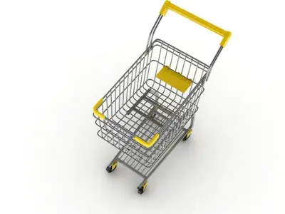  Shopping Cart 3D model