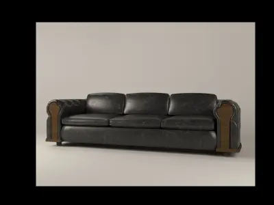 Chesterfield Sofa Luxury 3D model