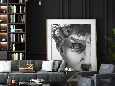 Style Modern Living Room Luxury 3D model purchase