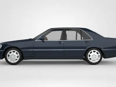Mercedes Benz S Class - W140 3D model