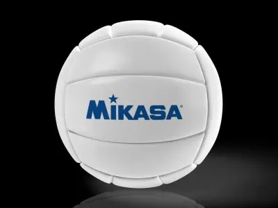 VOLLEYBALL BALL V1 Low-poly 3D model