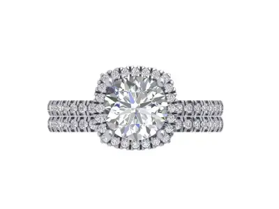 Engagement-ring 3D print model purchase