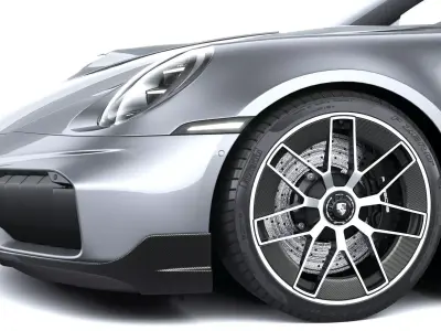 Porsche 911 Turbo S Cabrio Aerokit 2026 3D model