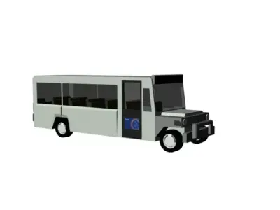 Philippine Jeepney  NO Interior Low-poly 3D model