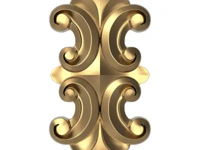  decorative pattern ready for 3D printing 3D model 217