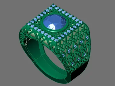 STL 3DM Gents Rings Ready Models Mens Rings 3D print model 3D print model