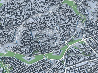 Nicosia City Cyprus 3D model