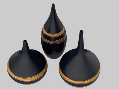 Vase Purple 3D model