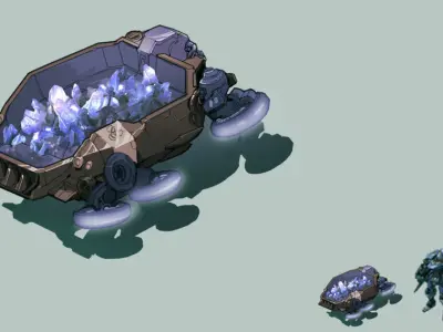 Running business - transportation tools 3D model