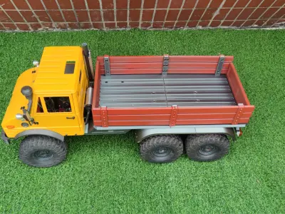 Bog 406 TRX6 Flatbed for Single Cab- 1-10 RC body attachment 3D print model