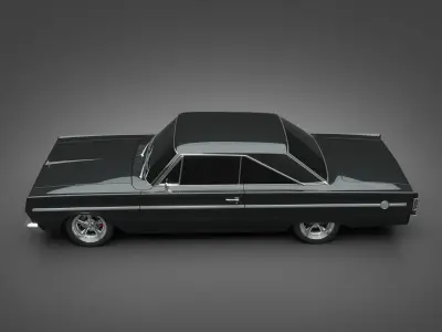 1966 Plymouth Belvedere II 3D model