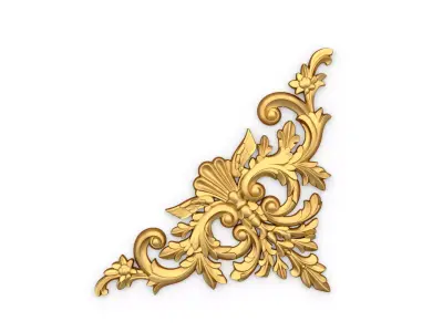 Decorative Classic Corner Element 04 3D print model