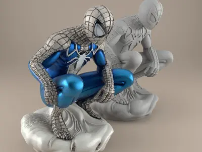 3D Spider Hero Model for Home Decor - STL File 3D print model