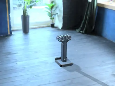 Audi Headphone stand 3D print model