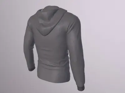 NIKE TRAINING HOODIE PBR Low-poly 3D model
