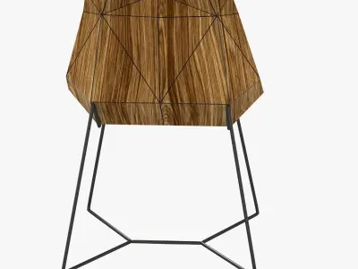 Lotus chair by Enne 3D model