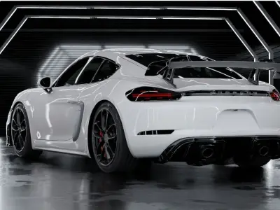 Automotive Garage Style 2 WITHOUT THE CAR 3D model