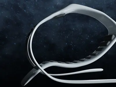 sci-fi chairs Free low-poly 3D model