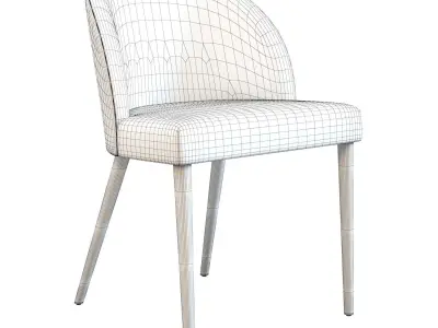 Camille Dining Chair - Crate and Barrel  3D model