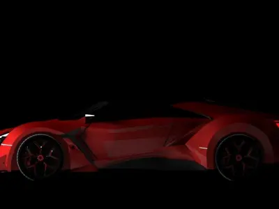 W Motors Fenyr Hyper Car 3D print model