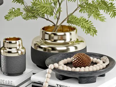 decorative set20 3D model purchase