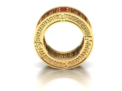 Ring of man 3D print model