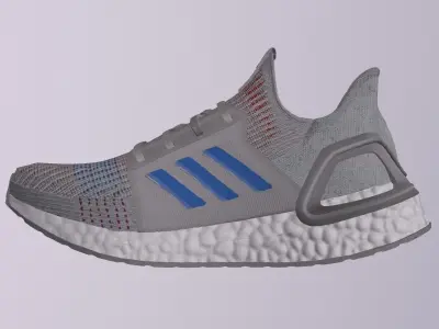 ADIDAS ULTRA BOOST SHOES PBR Low-poly 3D model