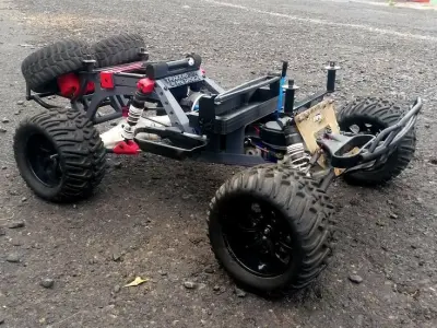 Traxxas 2wd Solid Rear Axle Conversion 3D print model