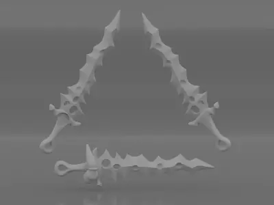 plague demon prince sword Free 3D print model