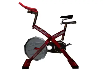 Spinning Bike Low Poly Free low-poly 3D model