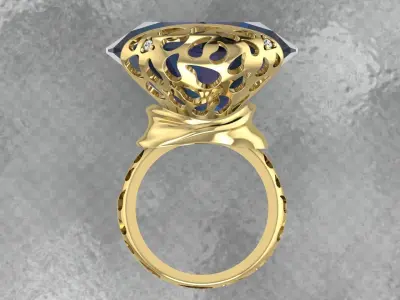 RIBBON RING 3D print model