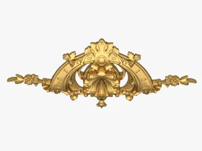 Classic decor ornament 216 3D model